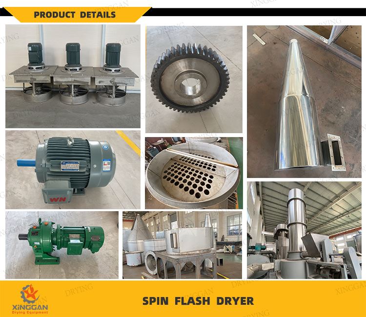 Details of Spin Flash Dryer