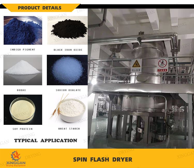 Applications of Spin Flash Dryer