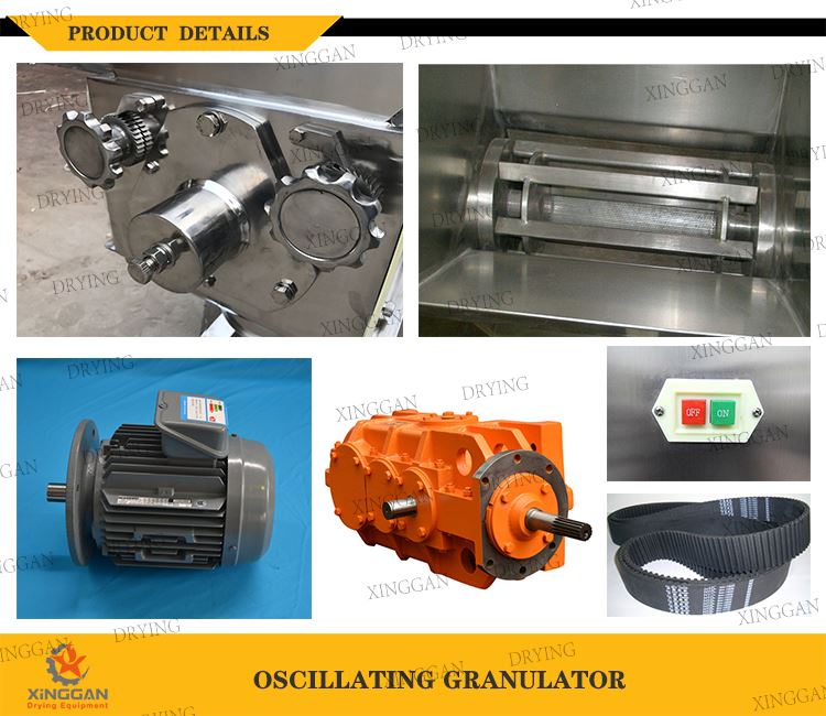Details of Oscillating Granulator