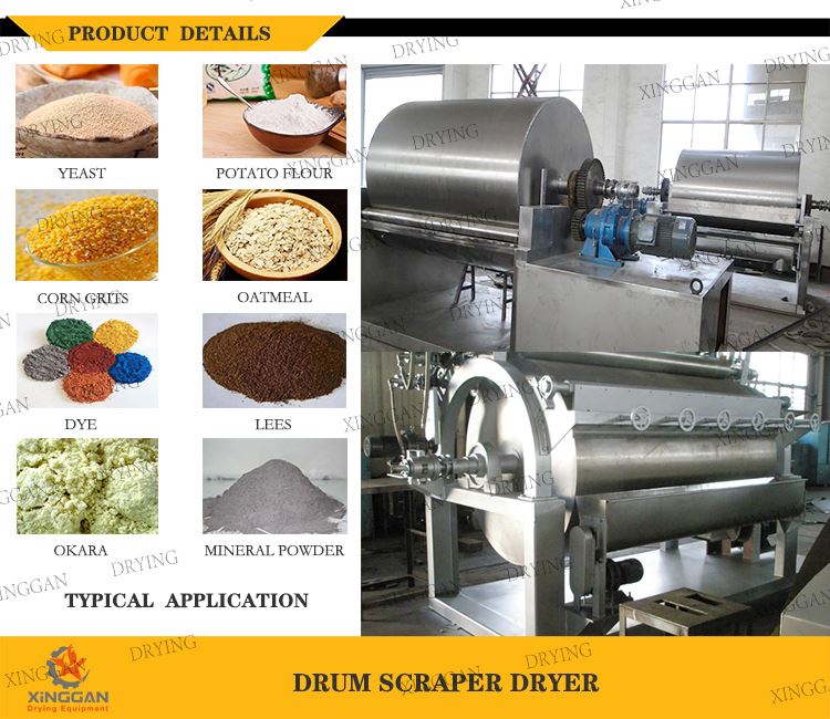 Applications of Drum Scraper Dryer Applications of Drum Scraper Dryer