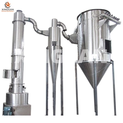 Structural features of flash dryer