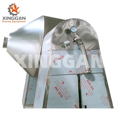 Application of double cone rotary vacuum dryer