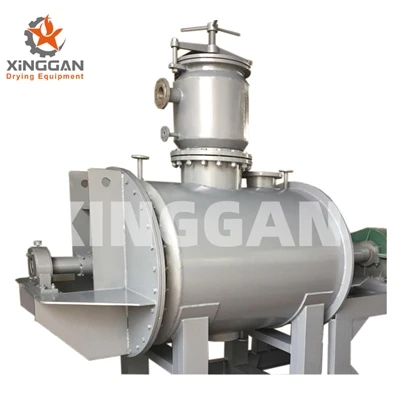 Working principle of vacuum rake dryer