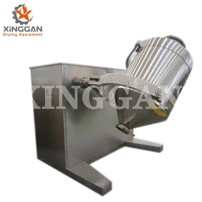 Working Principle of Three-dimensional Swing Mixer